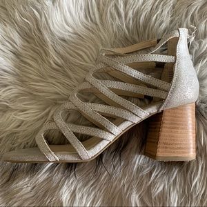 Seychelles | Silver Caged Platform Heels